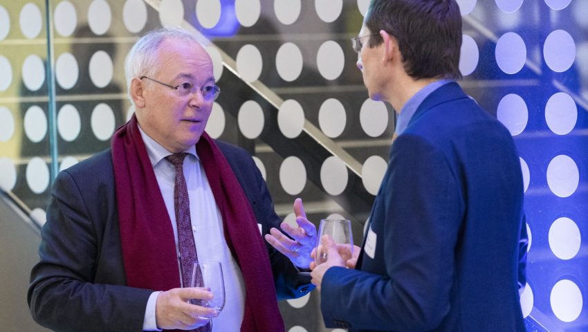 Francois Houllier und Michael Schulz bei der Auftaktveranstaltung der Deutschen Allianz Meeresforschung DAM