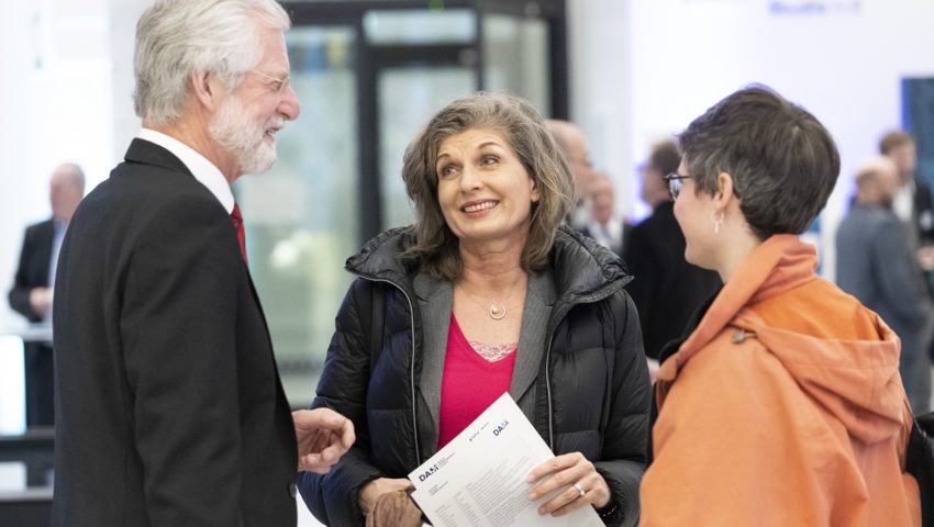 Peter Herzig und Marie-Luise Beck bei der Auftaktveranstaltung der Deutschen Allianz Meeresforschung DAM