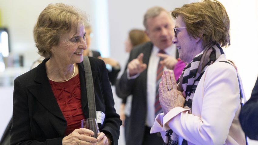 Karin Lochte, Monika Breuch-Moritz at the German Marine Research Alliance DAM