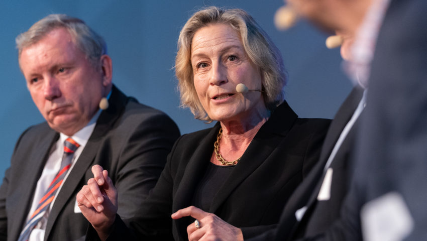 Nicole Dubilier, Director at the Max Planck Institute for Marine Microbiology, at the opening event of the DAM