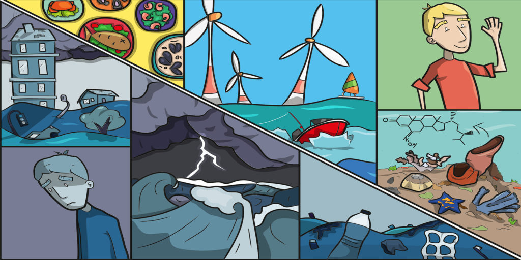 Illustration zu Ozeane und menschliche Gesundheit. European Marine Board