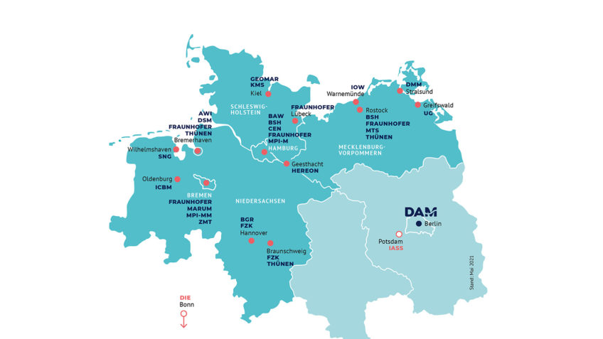 Our members and partners: DAM connects 22 member institutions