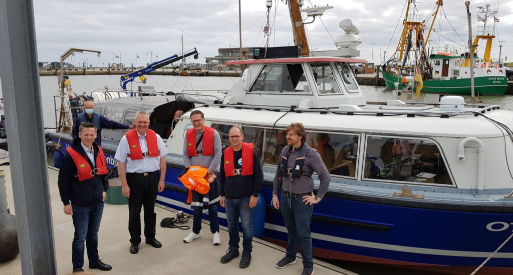 Vor der Forschungsfahrt des Projekts „Gute Küste Niedersachsen“