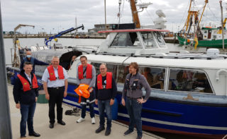 Vor der Forschungsfahrt des Projekts „Gute Küste Niedersachsen“