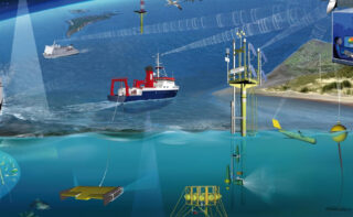 Visualisierung von verschiedenen Messsystemen in der Meeresforschung