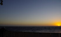 Wissenschaft auf See bietet manchmal wunderschöne Sonnenuntergänge. (© Tim Ferdelman / Max-Planck-Institut für Marine Mikrobiologie)